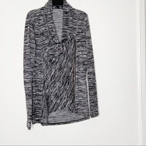 Hollister cardigan. Grey with front zipper.  M